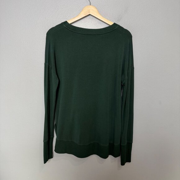 ATHLETA coaster luxe pullover sweatshirt in green size S - Picture 8 of 8